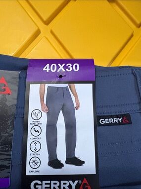 Gerry Weber Men’s Chinos in Slate Gray-Blue